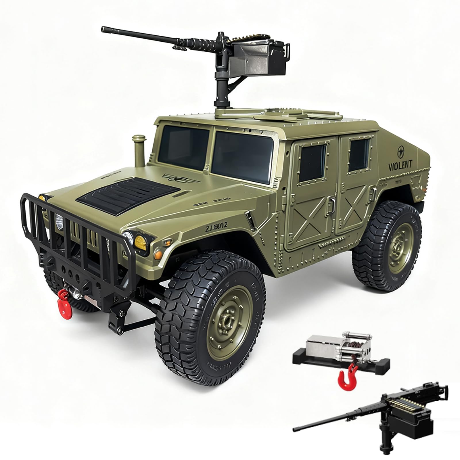 Amazon.com: Skymaker H1 RC Crawler, 4WD Military Vehicle with